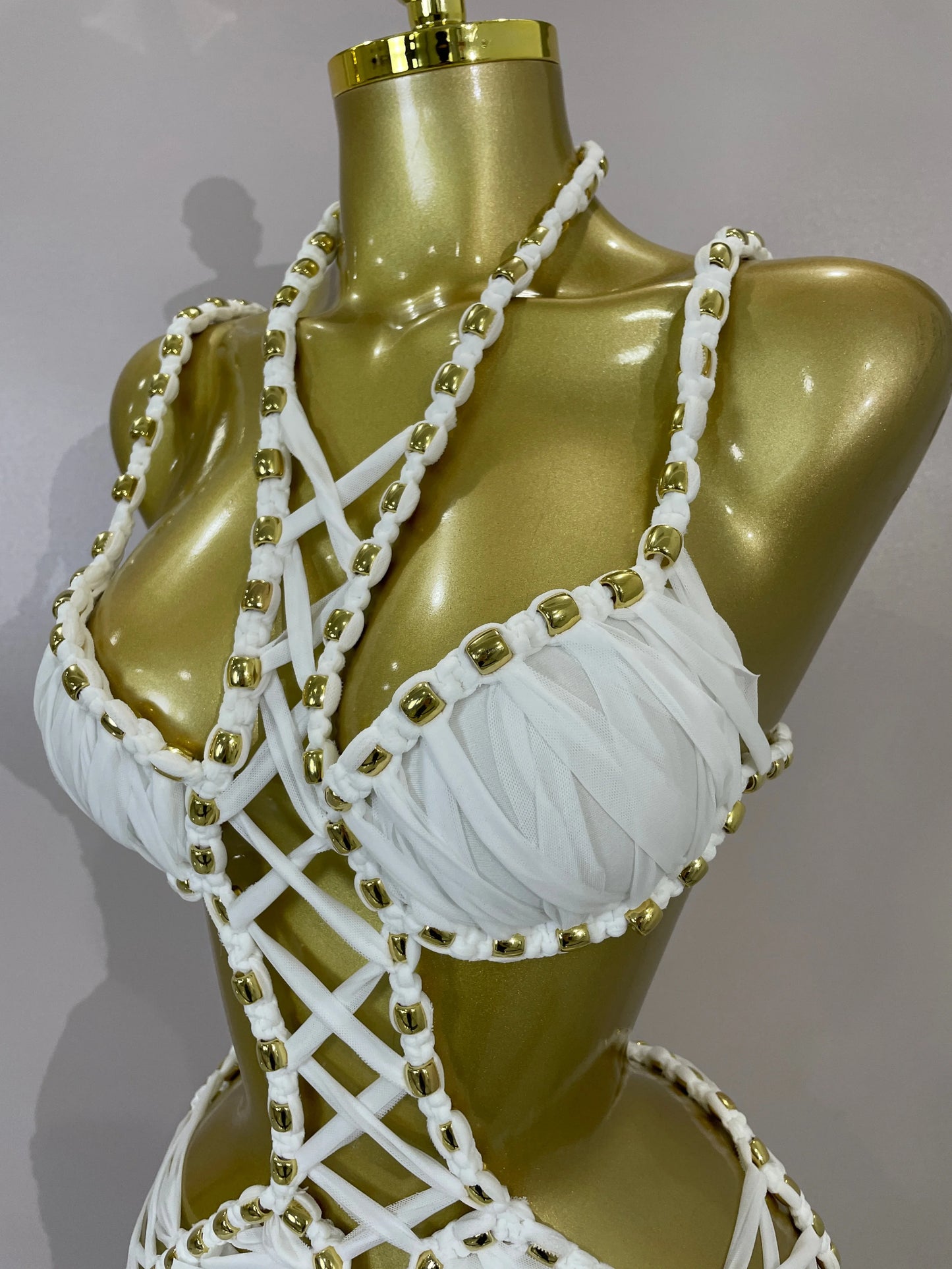 2026 Women Sexy White Halter Neck Perspective Hollow Mini Dresses Summer Backless Nightclub Party Evening Club Performance Dress