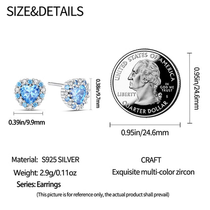 925 Sterling Silver Star Moon Heart Shape Earrings Jewelry Versatile Hoop Earrings For Women Jewelry Fine Birthday Party Gifts