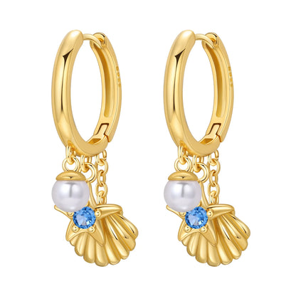 Original 925 Sterling Silver Heart Vintage Luxury Earrings Fashion 18K Gold Hoop Earrings for Women Piercing Jewelry Aretes 2026
