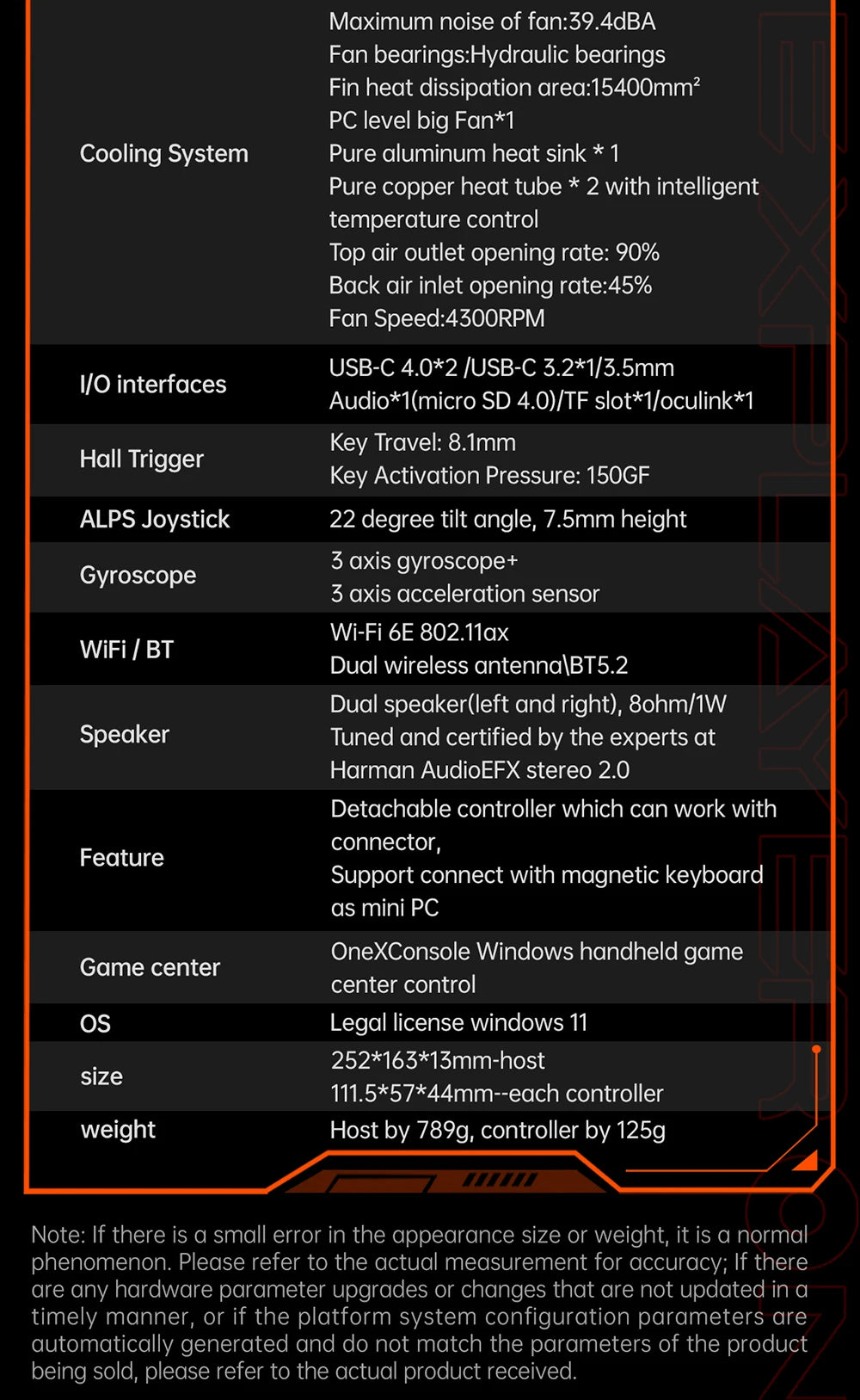 Onexplayer X1 pro 3-in-1 Mini Laptop A1470-32G+2TB Windows 11 10.95'' Gaming Laptop AI Camera 120hz HDMI Handheld GamePad Tablet