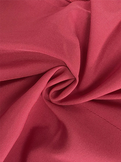 Elegant Pleated Jumpsuits&Rompers for Women V-Neck Jumpsuits Fashion Summer High Waisted Luxury Birthday Party Outfit