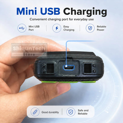 Baofeng BF-T1 Mini Two Way Radio UHF 400-470MHz FM Radio Receiver 5W 20CH Transceiver T1 Walkie Talkie For Kids Gifts 1/2/4/6PCS