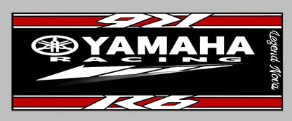 Yamaha Garage Mat Racing Motorcycle Carpet Polyester Moto Display Motorcycle Mat Anti-slip Home Decoration Living Room Rug