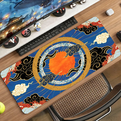 Art Amaterasu Mouse Pad Non-slip Rubber Gamer Balance Computer Mat Decoracion Deskmat Laptop Office Large