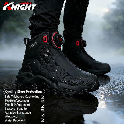 Motorcycle Boots Men Breathable Anti Slip Wear-resistant Riders Boots Outdoor Off-road Motocross Shoes﻿﻿