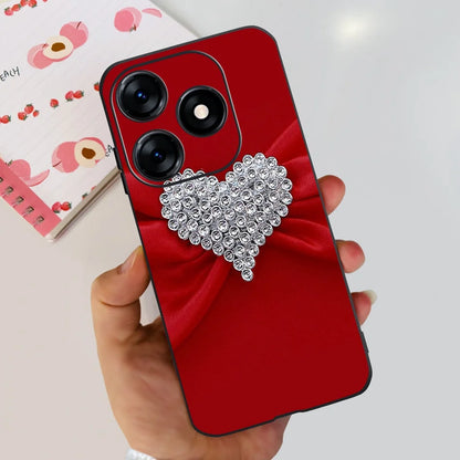 Phone Case For Tecno Spark 10 10C 2023 Fashion Flower Cat Butterfly Soft Silicone TPU Cases For Tecno Spark10 Spark10c KI5q KI5k