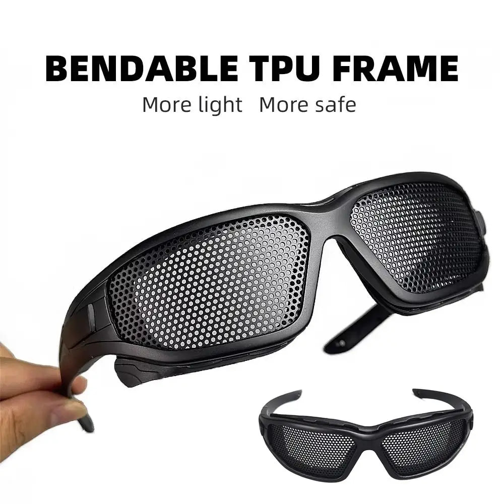 New Eyesight Improvement Safety Goggles Portable Detachable Sports Sunglasses Pin Hole Glasses Farming Harvesting