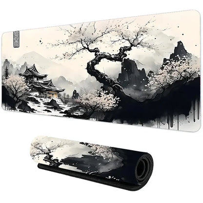 Mouse Pad Sakura Landscape Desk Accessories Mat Gamer Rug Xxl Keyboard Pad 1000X500x3MM Desk Mat Office Carpet Gaming Mouse Mats