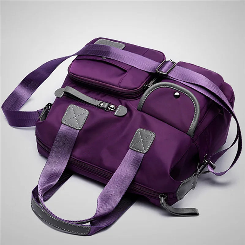 New Ladies Tote Bag Fashion Nylon Waterproof Casual Shoulder Mummy Bag Large Capacity Messenger Bags