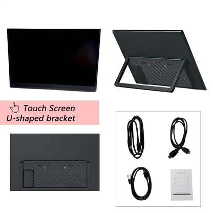 13.3-inch Touch Screen Portable Gaming Monitor Laptop Screen Extender FHD 1920x1200P IPS Touchscreen Monitor With Dual Speaker