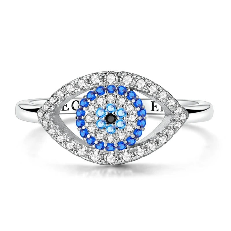 LAZA 925 Sterling Silver Colorful Rings Sparking Zirconium Bowknot Moon Sun Original Ring For Women Anniversary Wedding Gifts
