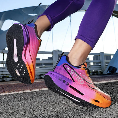 Unisex Running Shoes 2025 New Lightweight Cushioning Thick Sole Sports Training Sneakers Daily Wear Tennis Shoes for Men Women