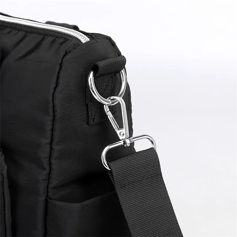 High-grade fabrics,Women's Shoulder bag Female Top-Handle bag Handbag Waterproof Nylon CrossBody Bag Ladies Messenger Bag