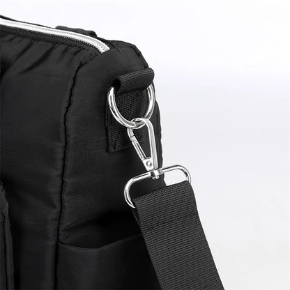 High-grade fabrics,Women's Shoulder bag Female Top-Handle bag Handbag Waterproof Nylon CrossBody Bag Ladies Messenger Bag
