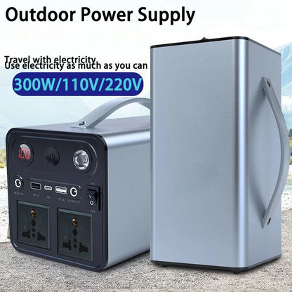 42000mAh/68000mAh Portable Power Station 150W/300W Outdoor Emergency Power Supply Power Bank Generator DC output Battery Charger