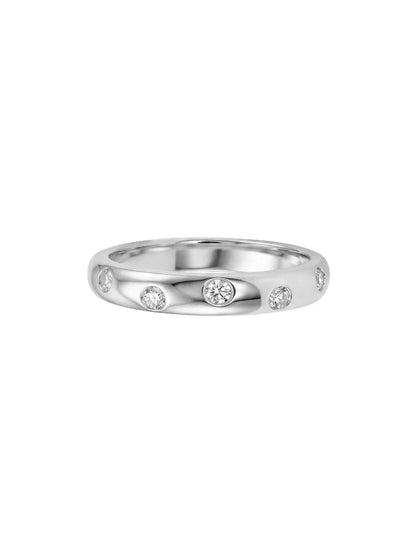 GRA Real Round Moissanite Diamond with Certificate Rings for Women Daily Party Wear 925 Sterling Silver Fine Jewelry