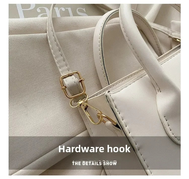 Minimalist Black Small Square Bag All-Match Top Handle Purse Classic Shoulder Bag for Work Women Handbags Crossbody Bags Purse