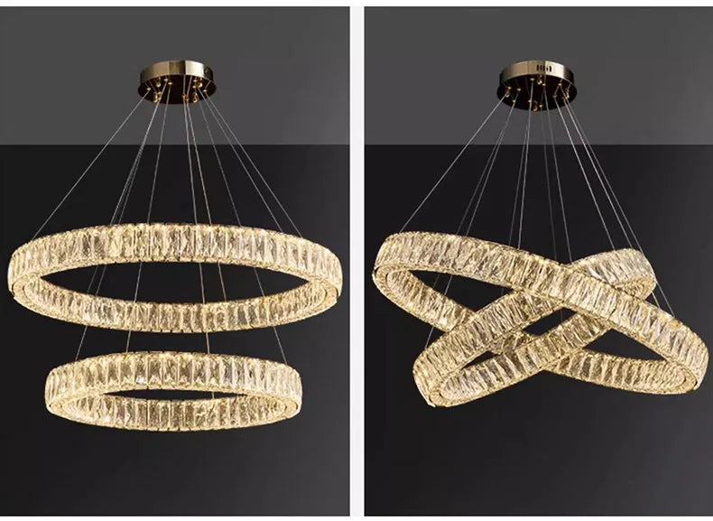 Luxury Crystal Chandeliers Dining Table Light Chandelier Ceiling Light Fixtures Lighting for Living Room Chandeliers Lights Lamp