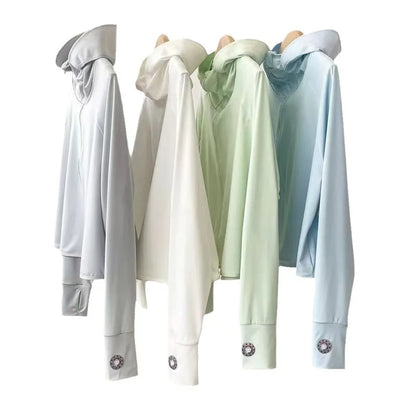 Advanced Ice Silk Sunscreen Clothes for Women Summer 2026 New UV Resistant, Breathable, Lightweight Sunscreen Jacket