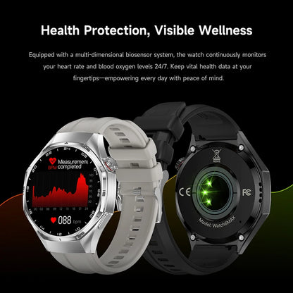2026 New Global Version Watch 6 Pro GPS Smart Watch Men AMOLED Screen Sports Fitness Track Bluetooth Call Waterproof Smartwatch