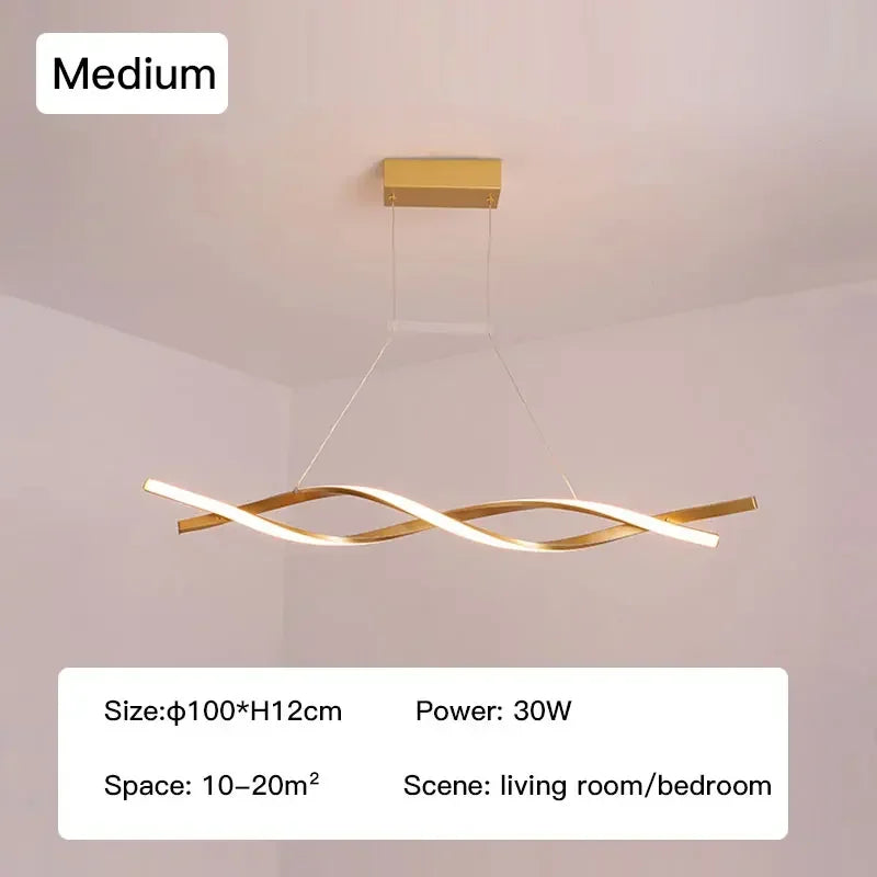 Modern Rotate Led Pendant Lights Dimmable for Kitchen Island Table Dining Room Office Chandelier Decor Lighting Lusters Fixture