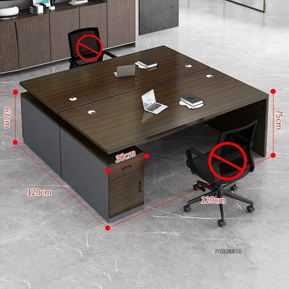 Study Room Single Computer Desk  Office Furniture Nordic Designer Staff Office Desks Nordic Simple Boss Training Office Desk GZ