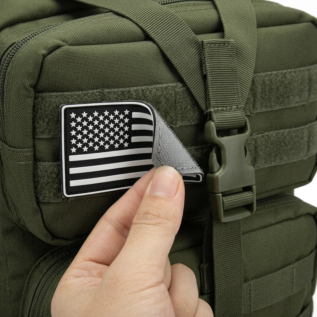 45L Tactical Fishing Backpack Molle Water Resistant Outdoor Tackle Bag Large Capacity Storage Camping Hiking Travel Rucksack Trekking Men Women Anglers Fishermen Rod Reel Gear Durable Multi Pocket Wear Resistant Lake River Se