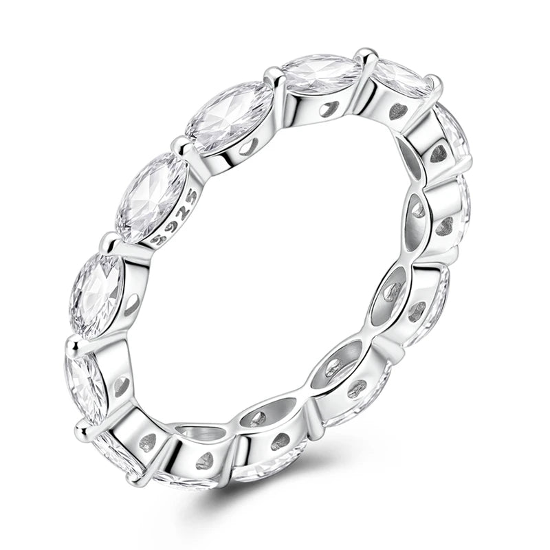LAZA 925 Sterling Silver Colorful Rings Sparking Zirconium Bowknot Moon Sun Original Ring For Women Anniversary Wedding Gifts