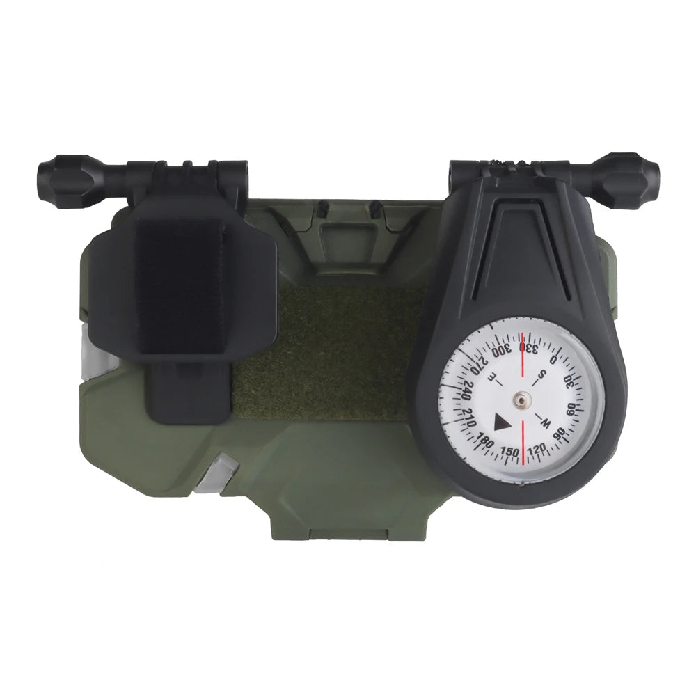 Tactical Militar Outdoor Survival Compass for MOLLE Mobile Phone Holder Navigation Board Foldable Admin Panel Hunting Vest Gear