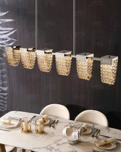2025 New Home DecorationPendant Lights Luxury Crystal Living Room Chandelier Bedroom Pendant Lamp Ceiling Light  Indoor Lighting