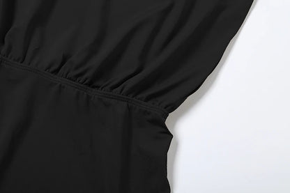 Weird Puss Sexy Backless Romper Women O-Neck Full Sleeve Hottie Simple Fashion Street Stretch Slim Midnight Clubwear Playsuit