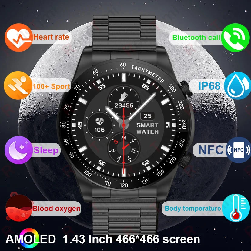 2026 new smart watch sleep monitoring Bluetooth call high-definition displaywrist  liftbright screen  round screen smart watch