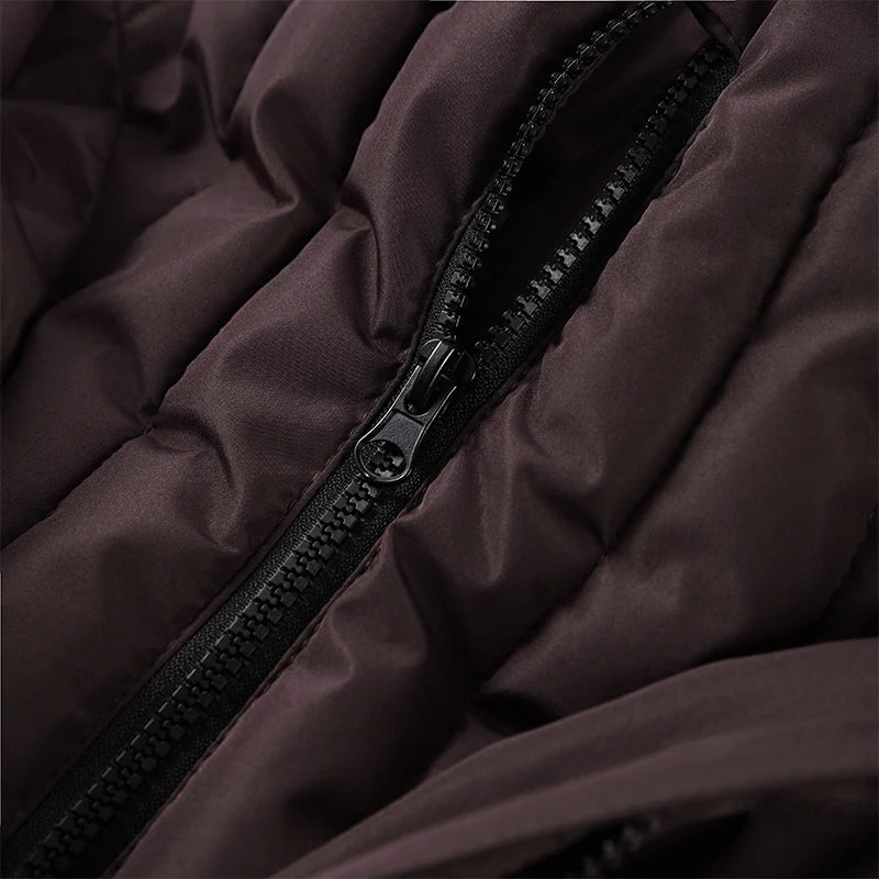Detachable Sleeve Hooded Quilted Jackets 2026 Winter Ladies Solid 2-in-1 Zippers Waistcoat Cotton Coats Women's Warm Outwear