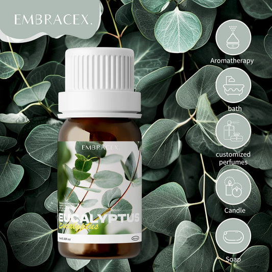 Pure Eucalyptus Essential Oils|100% Natural Eucalyptus Oil|For Hair Care, Home Diffusers, Aromatherapy