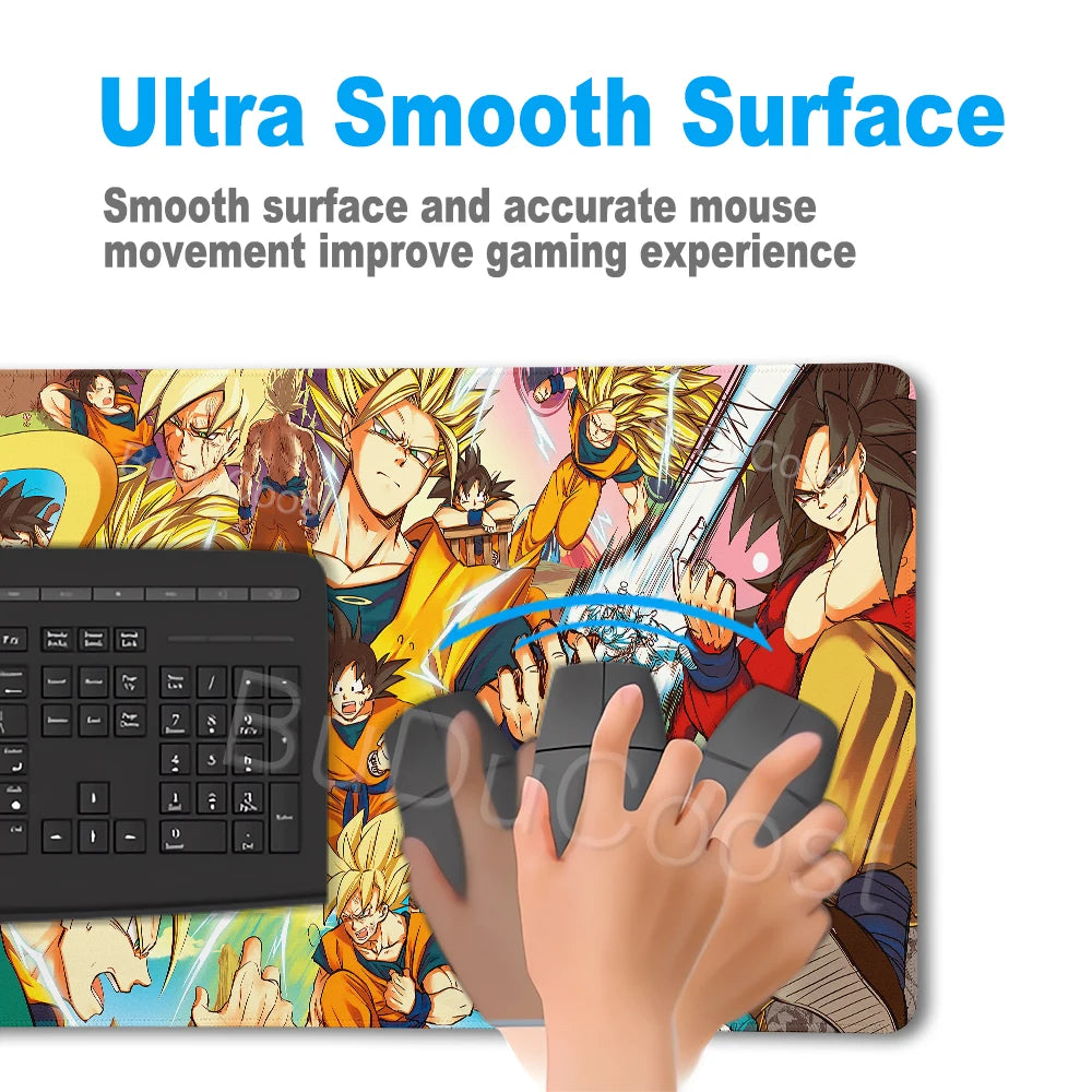 Anime Dragon Ball Mouse Pad Large PC Rubber Mousepad Gamer Mouse Mat Desk accessories Gaming Keyboard Mats Office Computer Pads