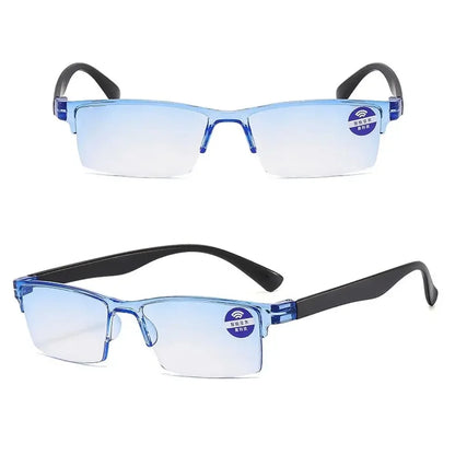 Smart Automatic Zoom Eyeglasses Anti-Blue Light Reading Glasses For +100-+500 Men Women Optical Spectacle Computer Eyeglass
