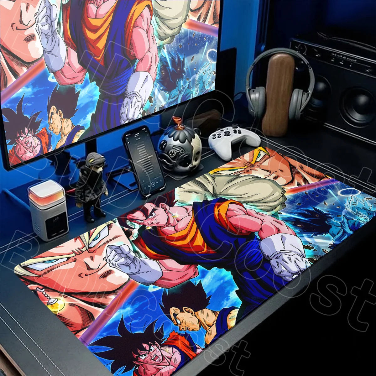 Dragon Ball Goku Anime Rubber Mousepad Speed XXL Gamer Laptop Stitch Edge Keyboard Mat Washable Durable Office Desk Pad Boy Gift