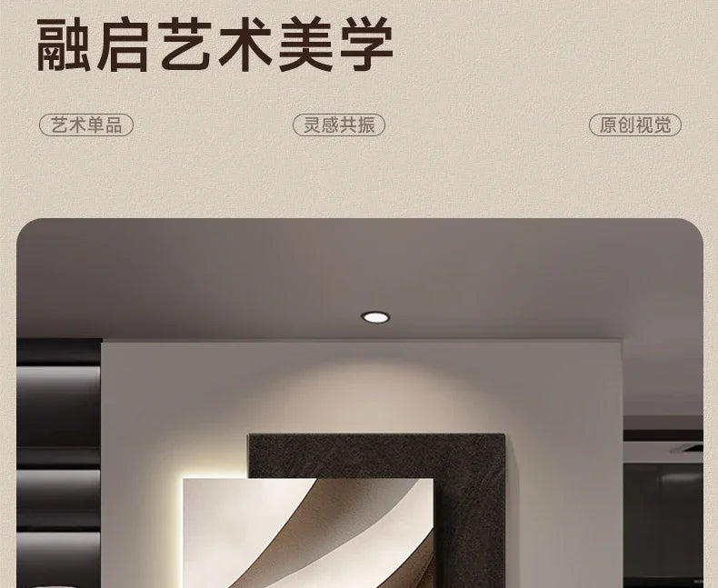 Led Geometric Wall Lamp Italy Designer Square Mounted Sconce For Living Room Resturant Background Wall Decoration Hall Way Light