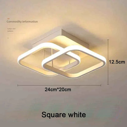 LED Strip Aisle Ceiling Lights Modern Minimalist Living Room Lamps For Balcony Entrance Staircase Home Decor corridor lamp