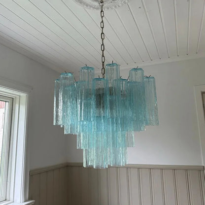 Luxury Glass Pendant Ceiling Light Fixture Chandelier Led Ceiling Lamp Modern Hanging Chandelier Lights Salon Chandeliers Lustre