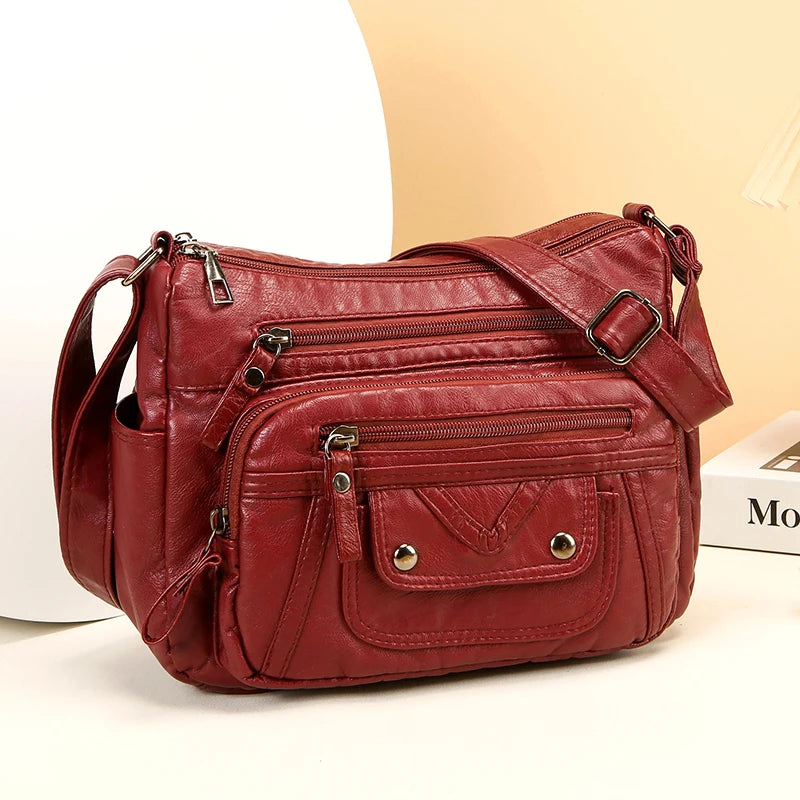 High Quality Leather Handbags Women Bags Luxury Brand Designer Shoulder Crossbody Hand Bags for Women 2024 Purses and Handbags