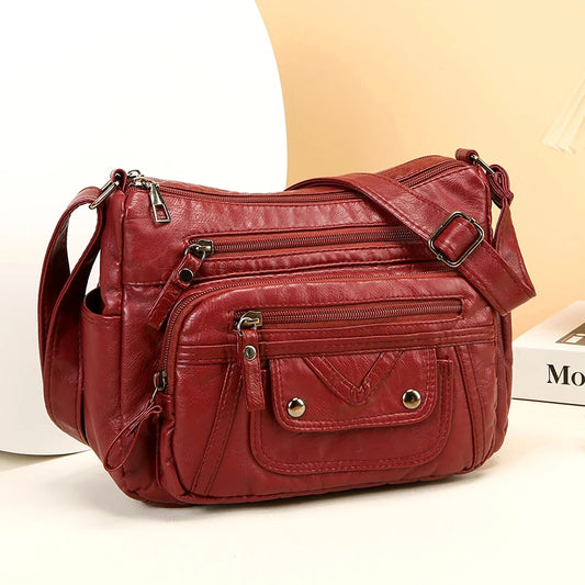 High Quality Leather Handbags Women Bags Luxury Brand Designer Shoulder Crossbody Hand Bags for Women 2024 Purses and Handbags