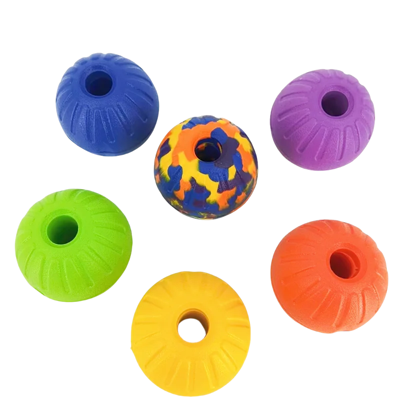7/9cm Eva Hollow Dog Rubber Ball Can Float On The Water Surface Indestructible Dog Balls Funy Training Ball Chewing Toy For Dogs
