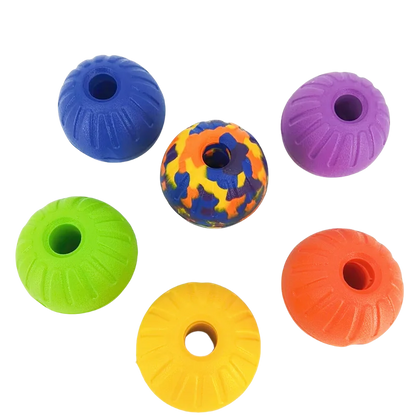 7/9cm Eva Hollow Dog Rubber Ball Can Float On The Water Surface Indestructible Dog Balls Funy Training Ball Chewing Toy For Dogs