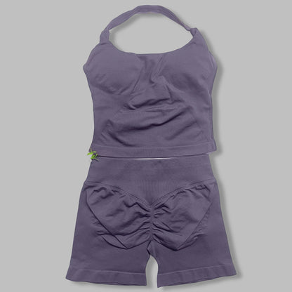 two pieces yoga outfits DF impact gym clothing fitness pants set DFNNYE woman Halter Top sports leggings Gym workout sets