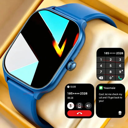 2026 Smart Watch Android IOS Phone 2.01'' Color Screen Bluetooth Answer Call Fitness Watch Tracker Smartwatch Women Men New Hw12