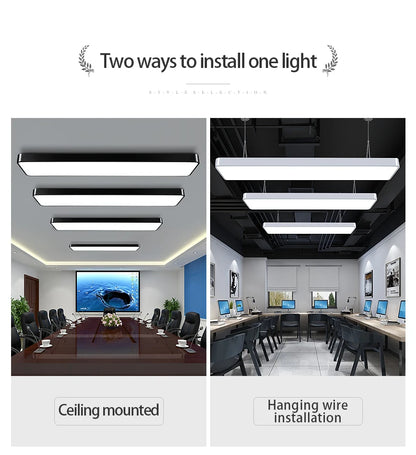 Large Energy-saving Pendant Lamp LED Ultra Wide Chandeliers High Bright Lighting Office Restaurant Home Living Room Lights LED