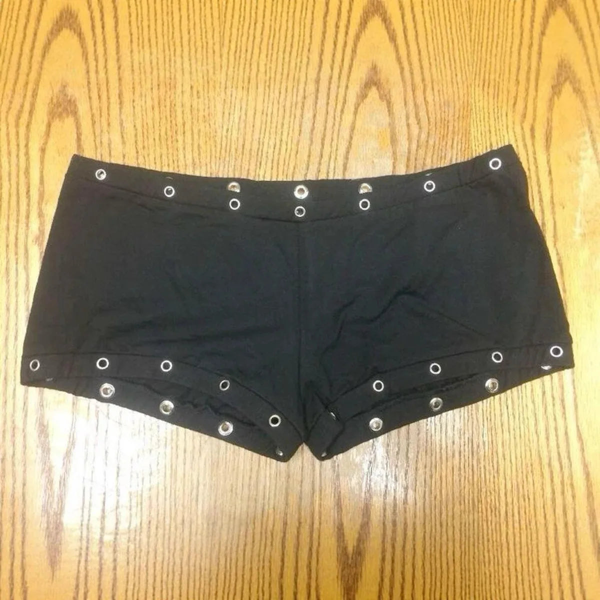 Summer new European and American style high street punk gothic style slim fit women's Y2K shorts Aesthetic hot girl shorts