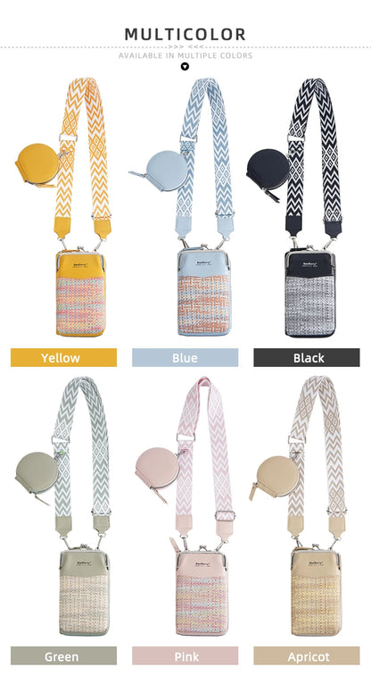 Baellerry New Big Capacity Women Phone Bags Crossbody Shoulder Female Composite Bag Handbag Zipper Coin Pocket Women's Wallet