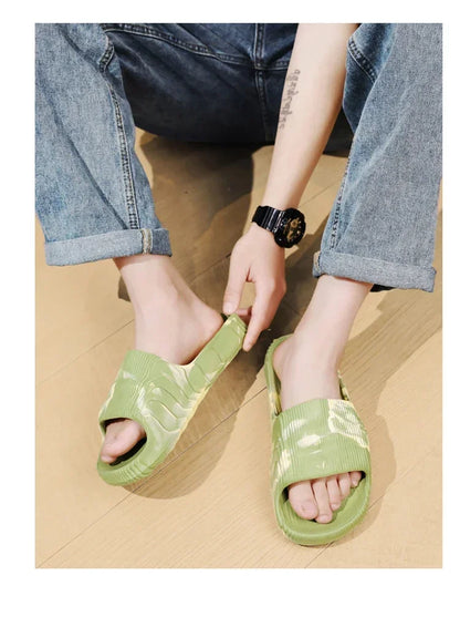 Living Room Slippers Walk Around Home Original Men's Slippers for Man Slides Shoes Men's Summer Sandals Flip Flop House Slipper